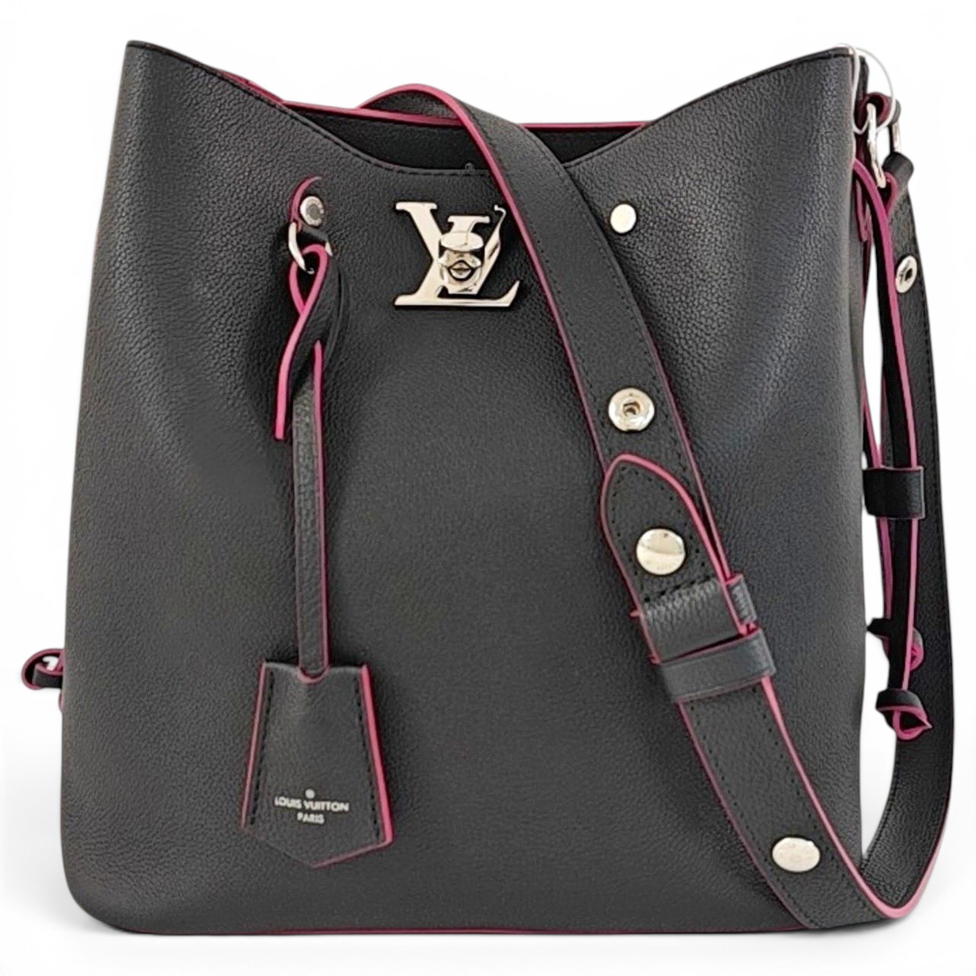 Lockme leather handbag
