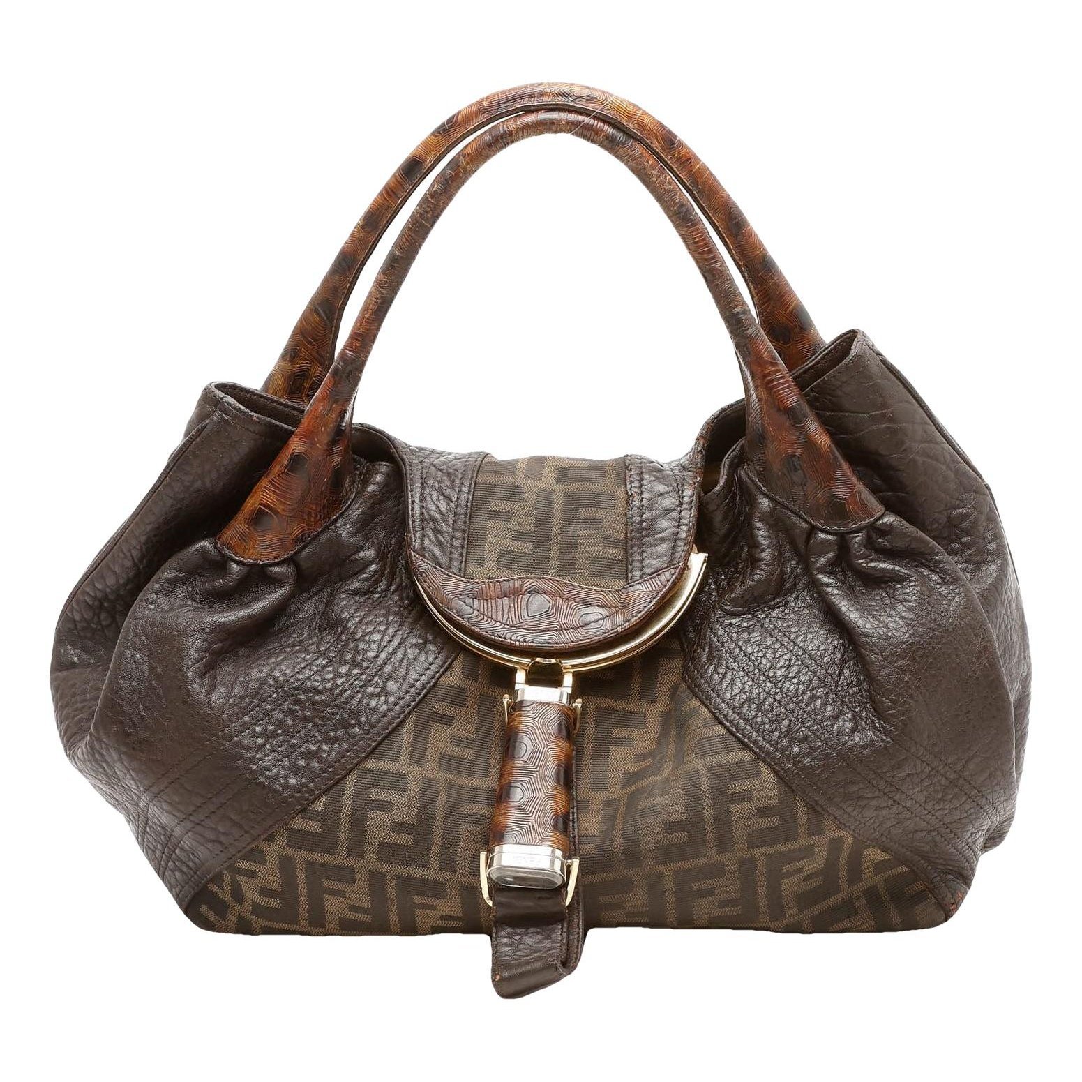 Spy leather handbag