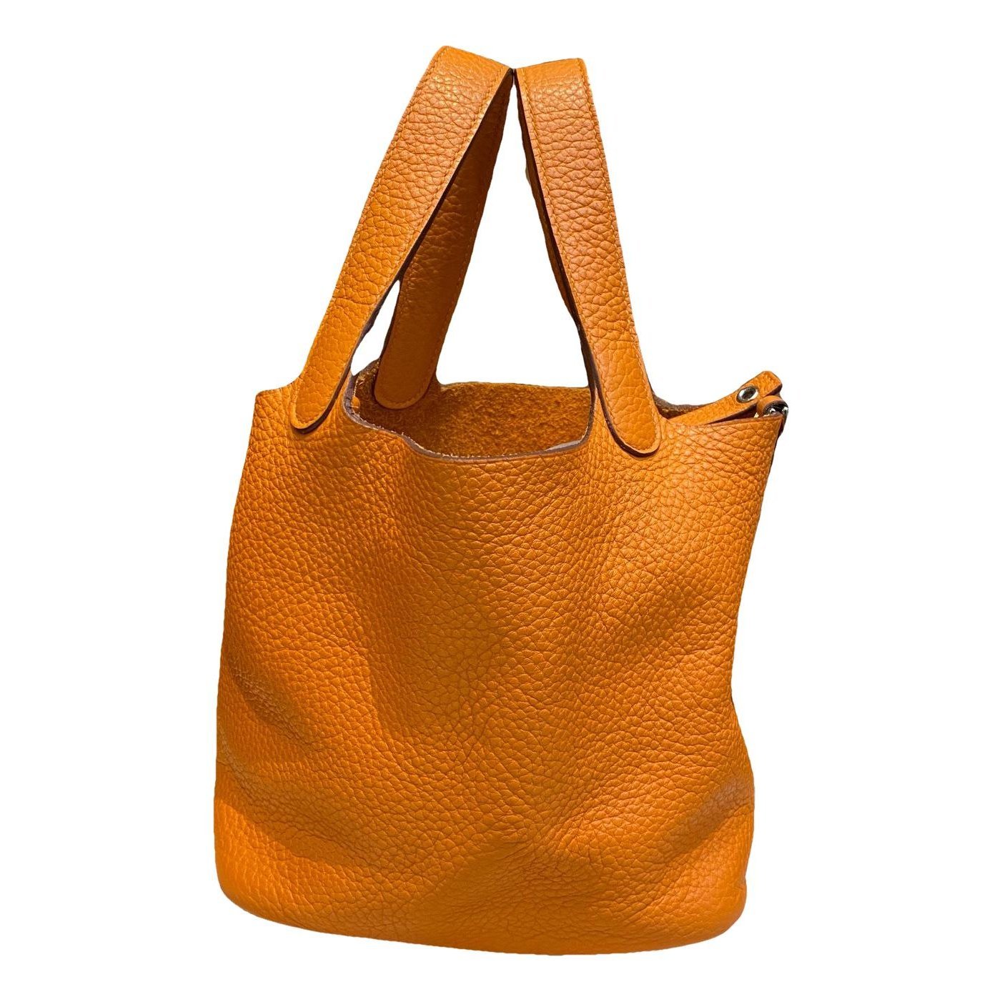 Picotin leather handbag