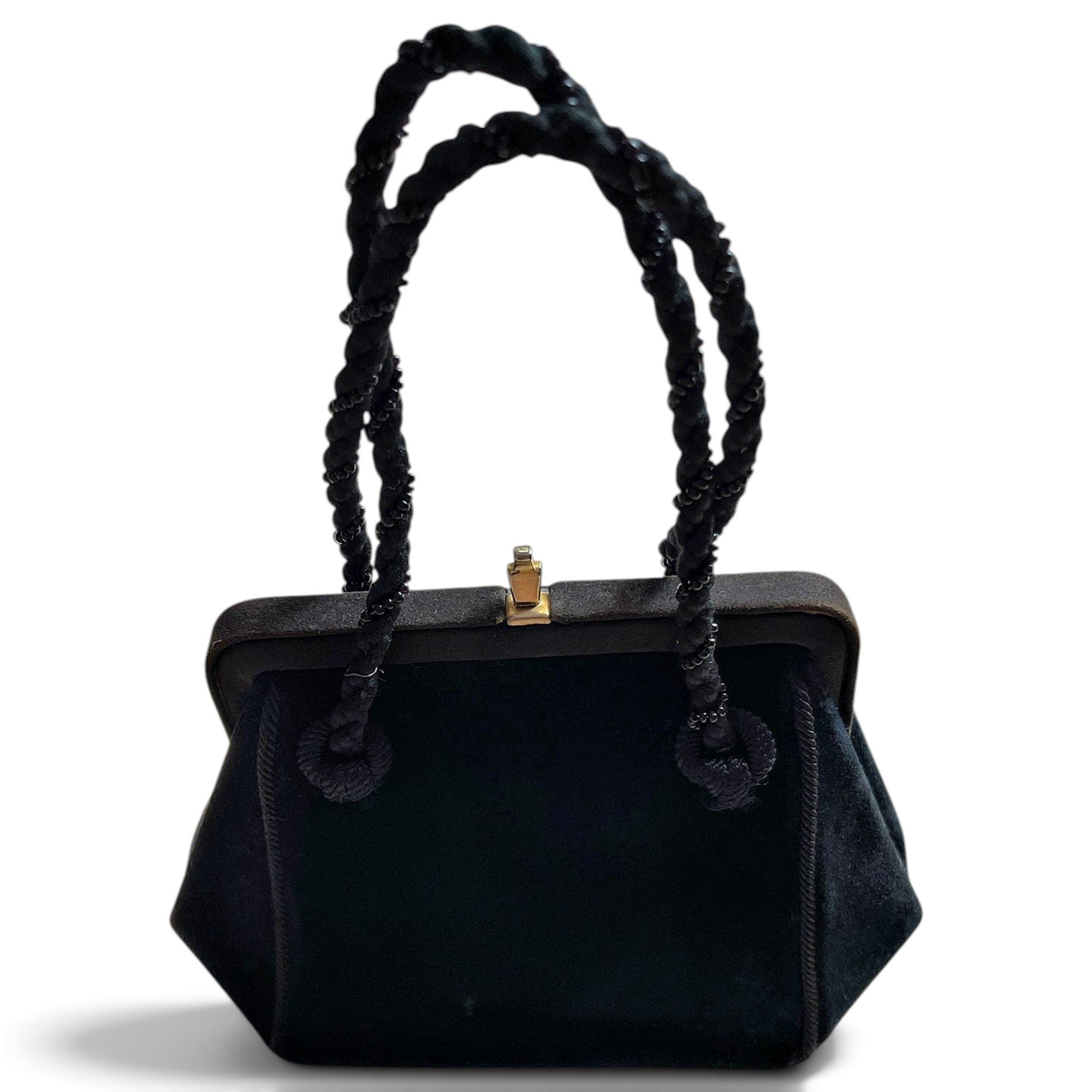 Velvet handbag