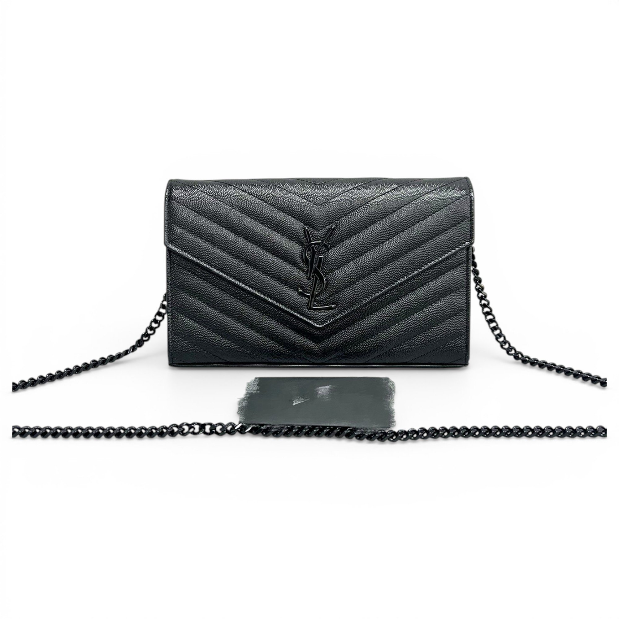 Portefeuille enveloppe leather handbag
