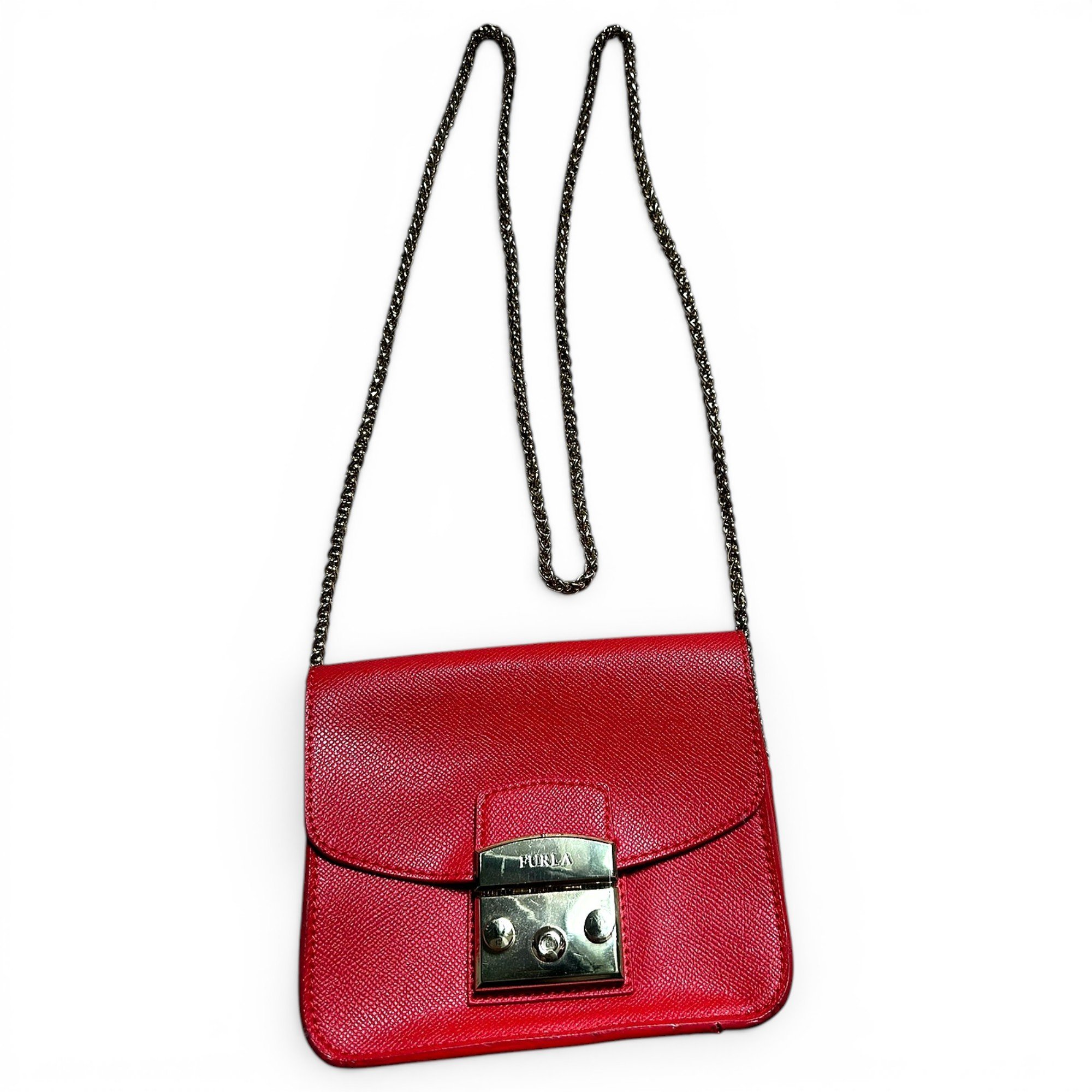 Metropolis leather crossbody bag