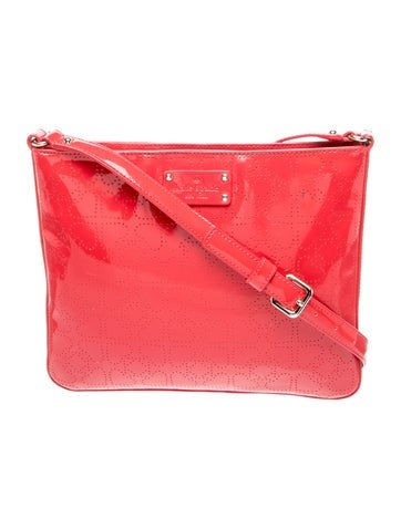 Patent Leather Messenger Bag