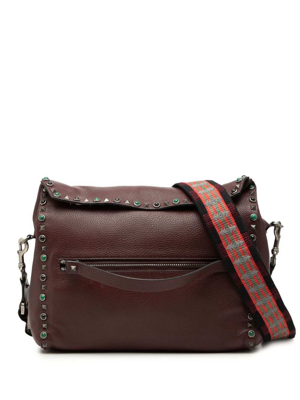 2000-2017 Leather Rolling Rockstud crossbody bag