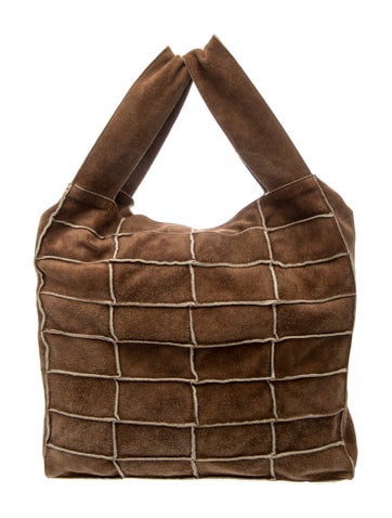 Suede Patchwork Tote