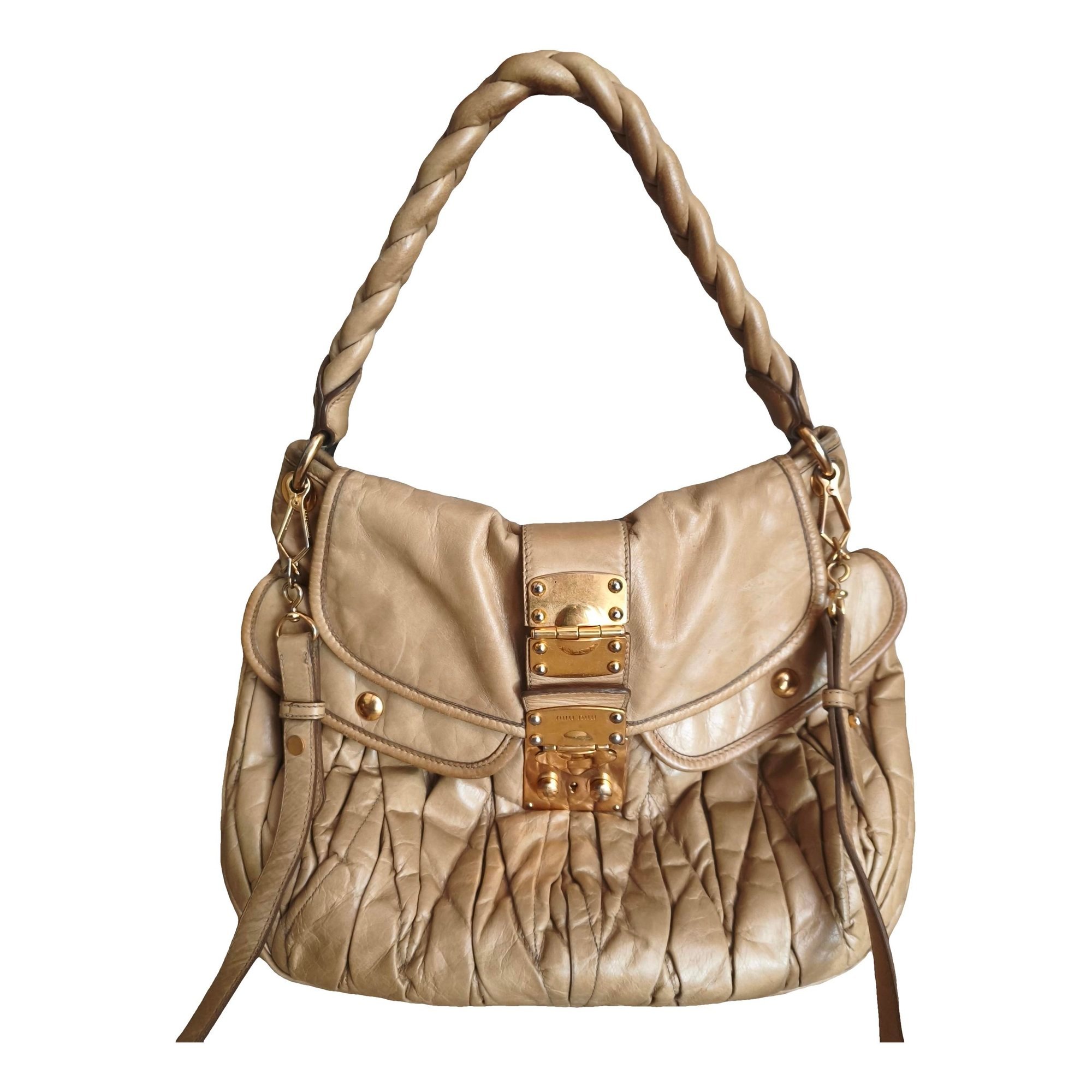 Coffer leather crossbody bag