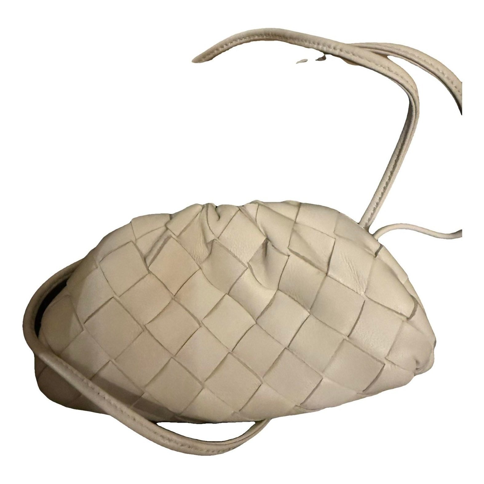 Pouch leather clutch bag