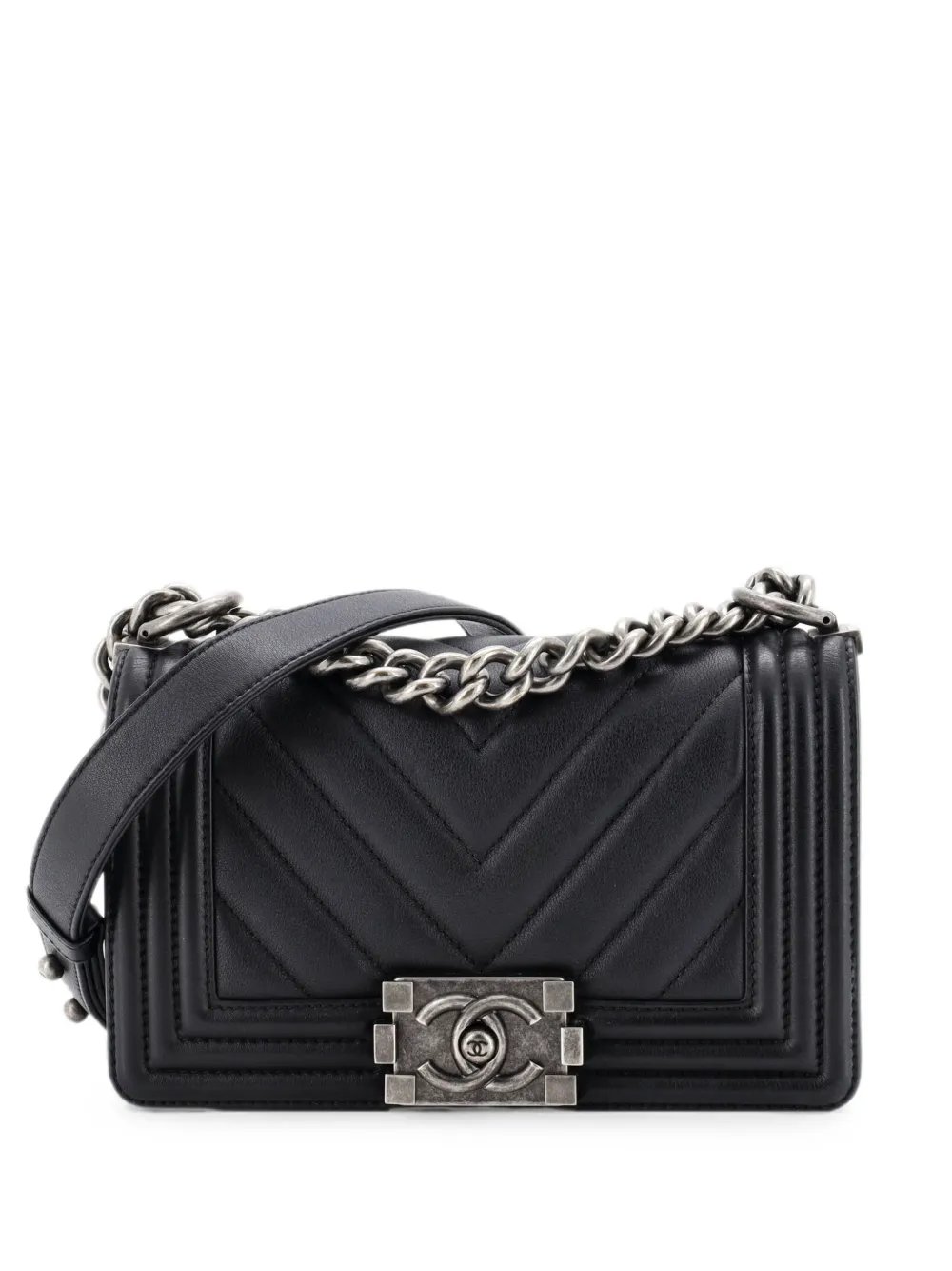 Boy Flap Bag Chevron Calfskin Small crossbody bag