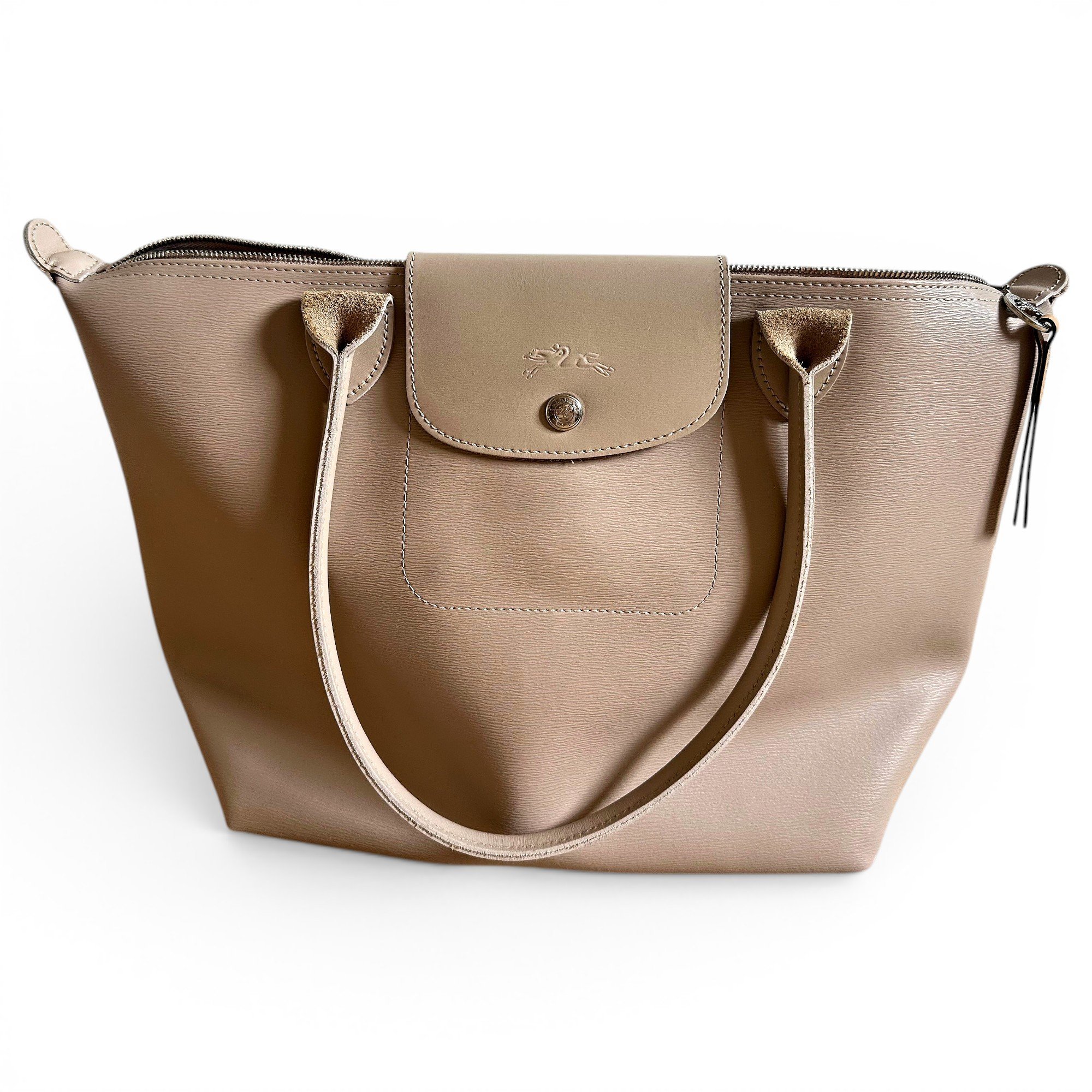Pliage leather tote