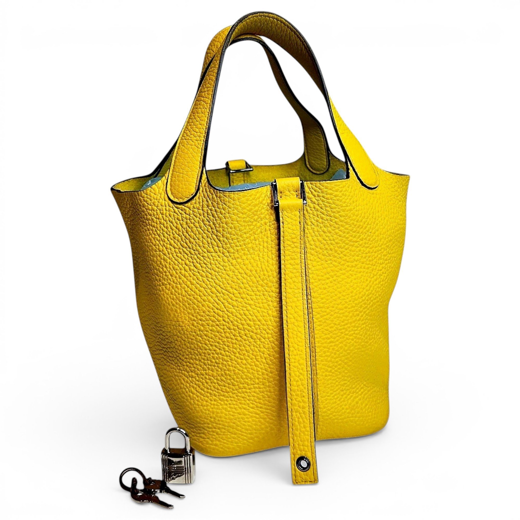 Picotin leather handbag