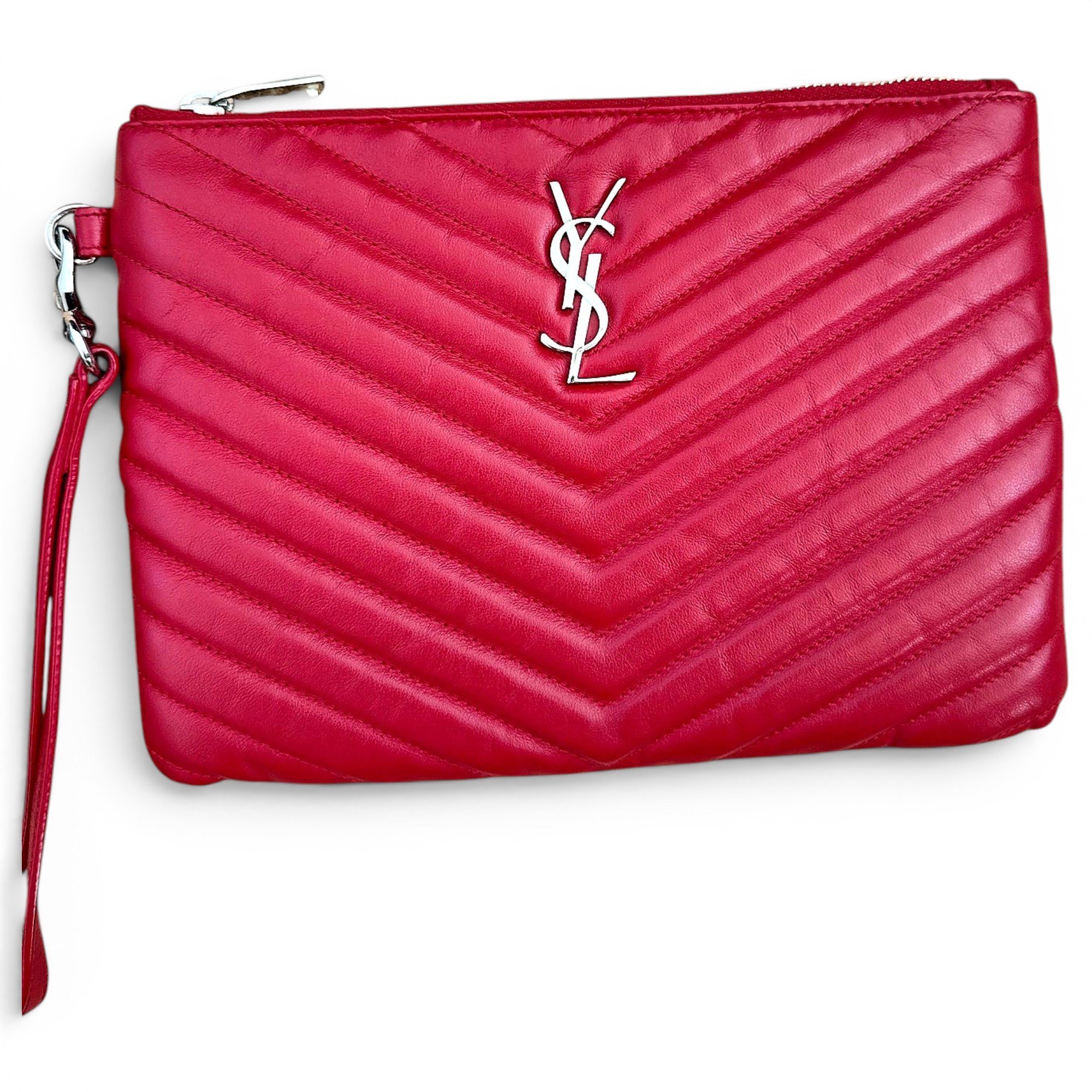 Cassandre leather clutch bag