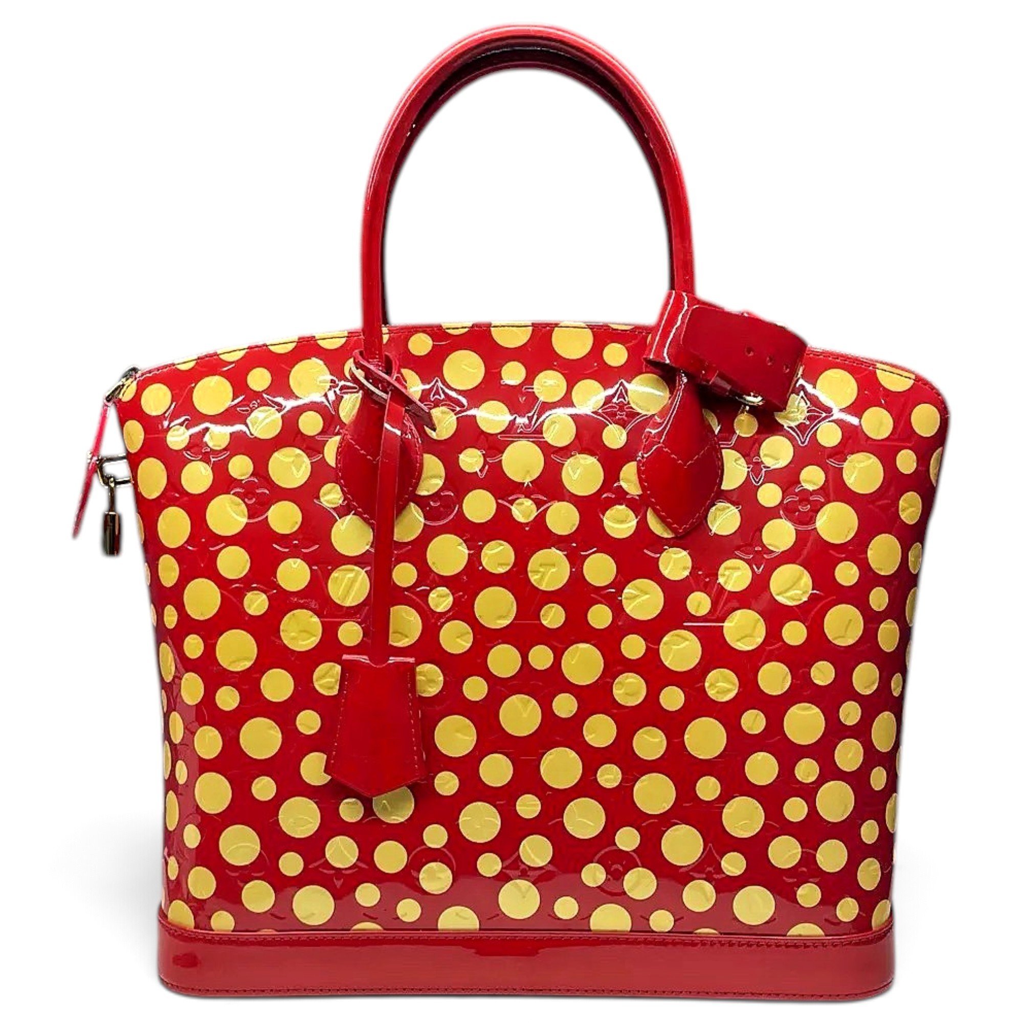 Lockit patent leather handbag