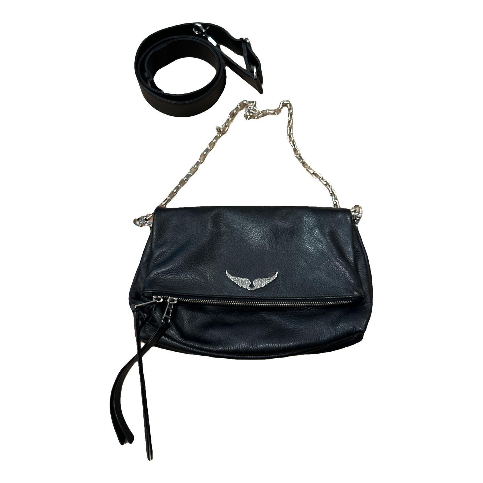 Rock leather crossbody bag