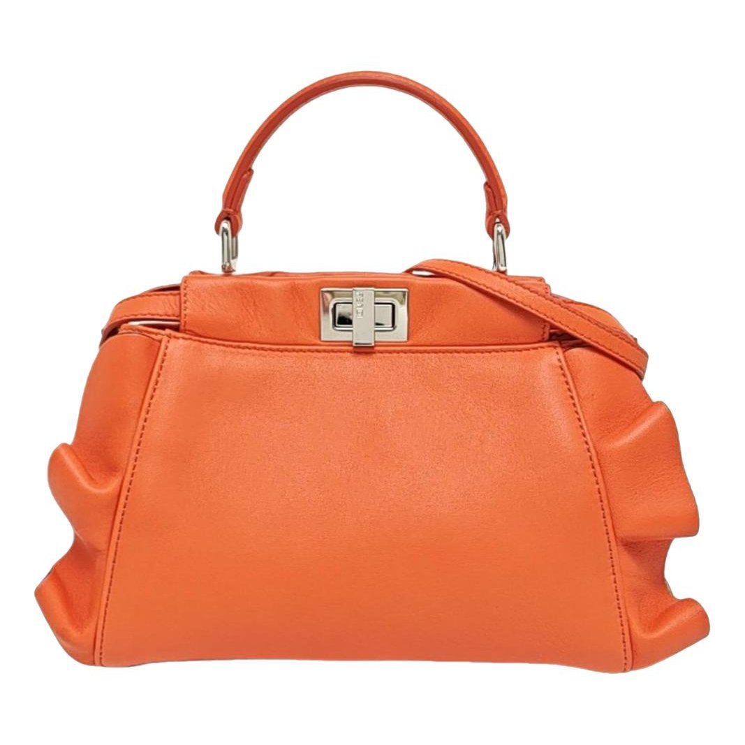 Peekaboo leather handbag