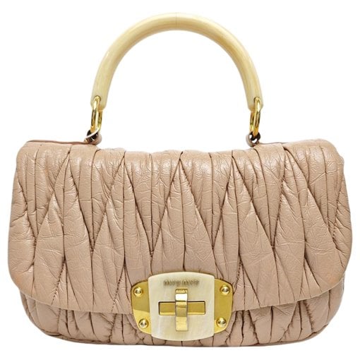 Patent leather handbag