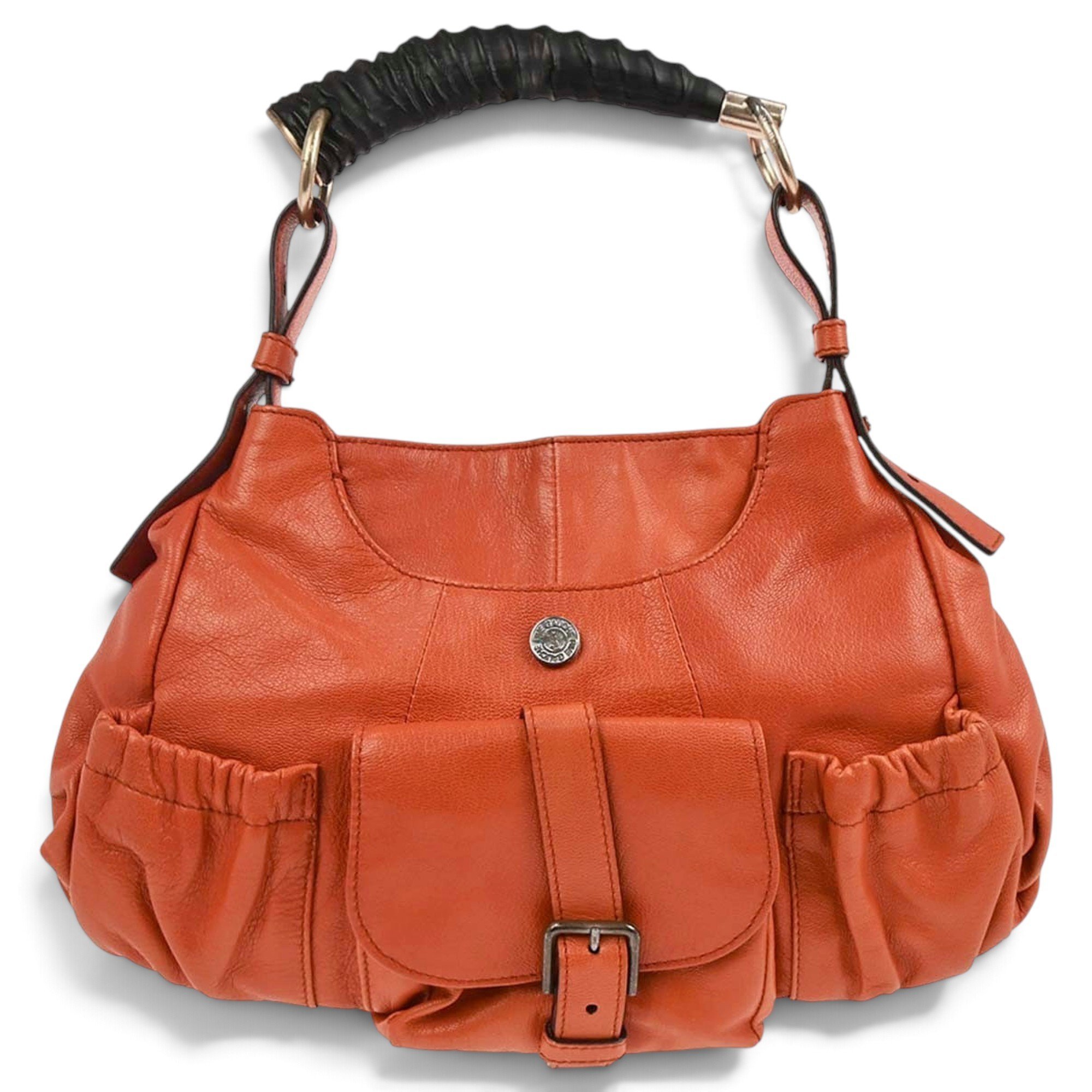 Spy leather handbag