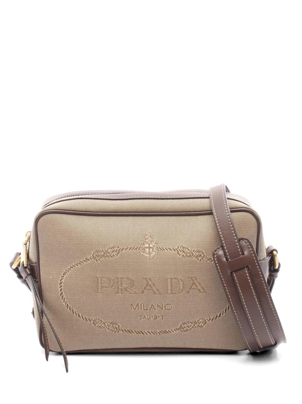 2010s logo-lacquard cross body bag