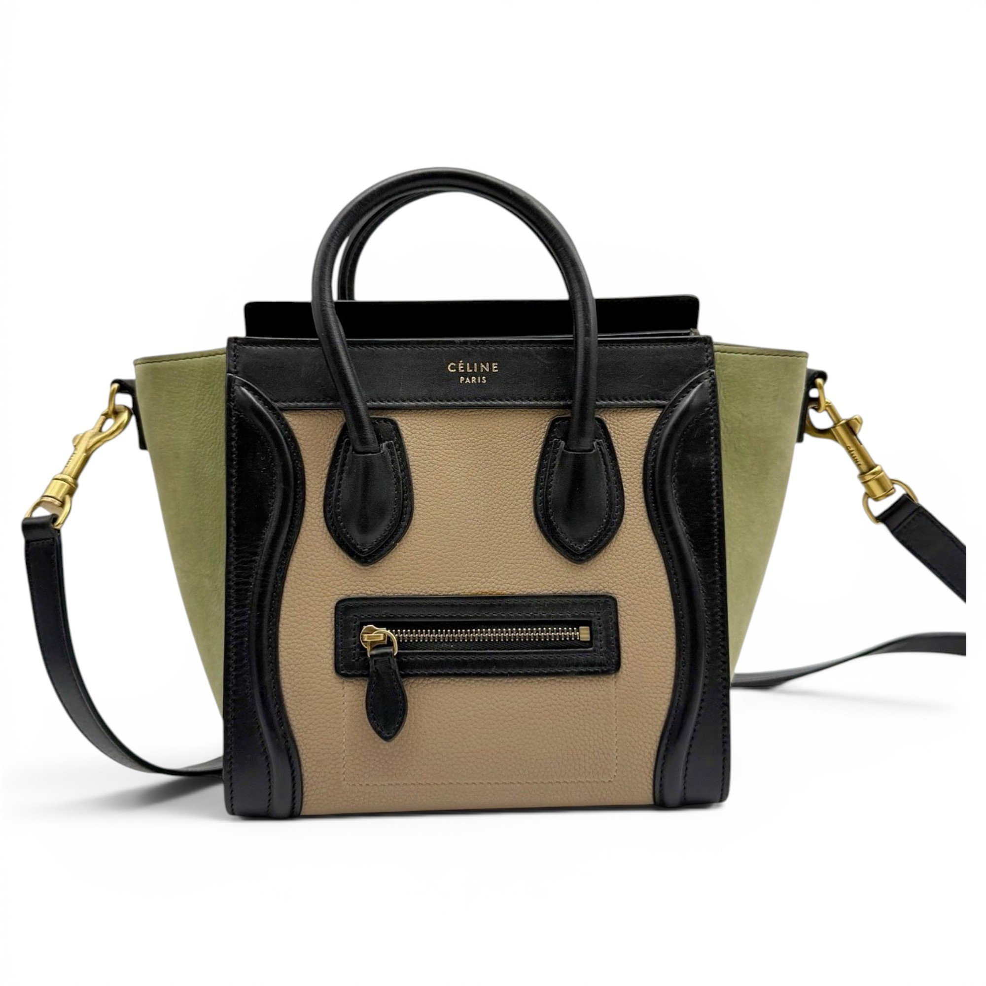 Nano Luggage leather handbag