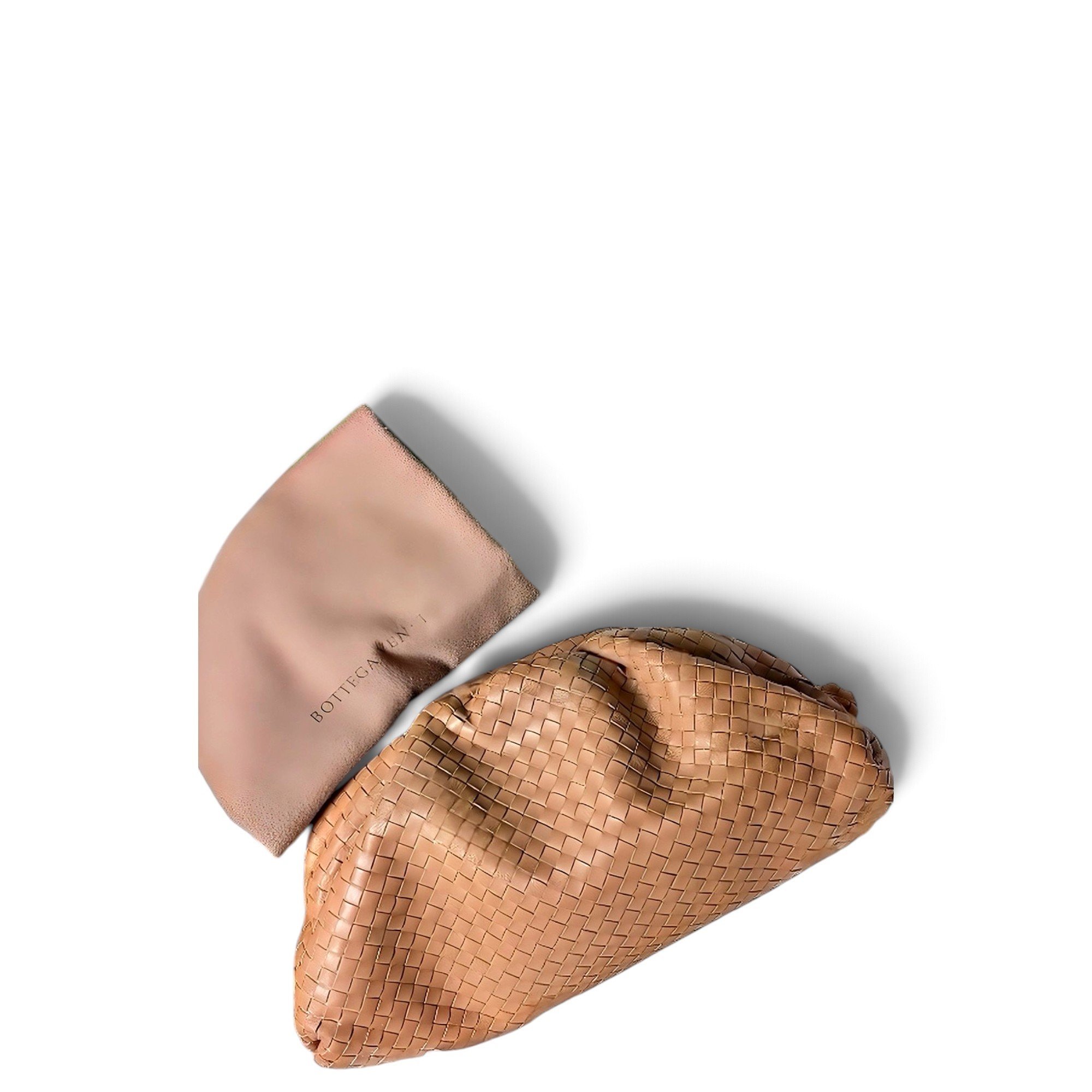 Pouch leather handbag