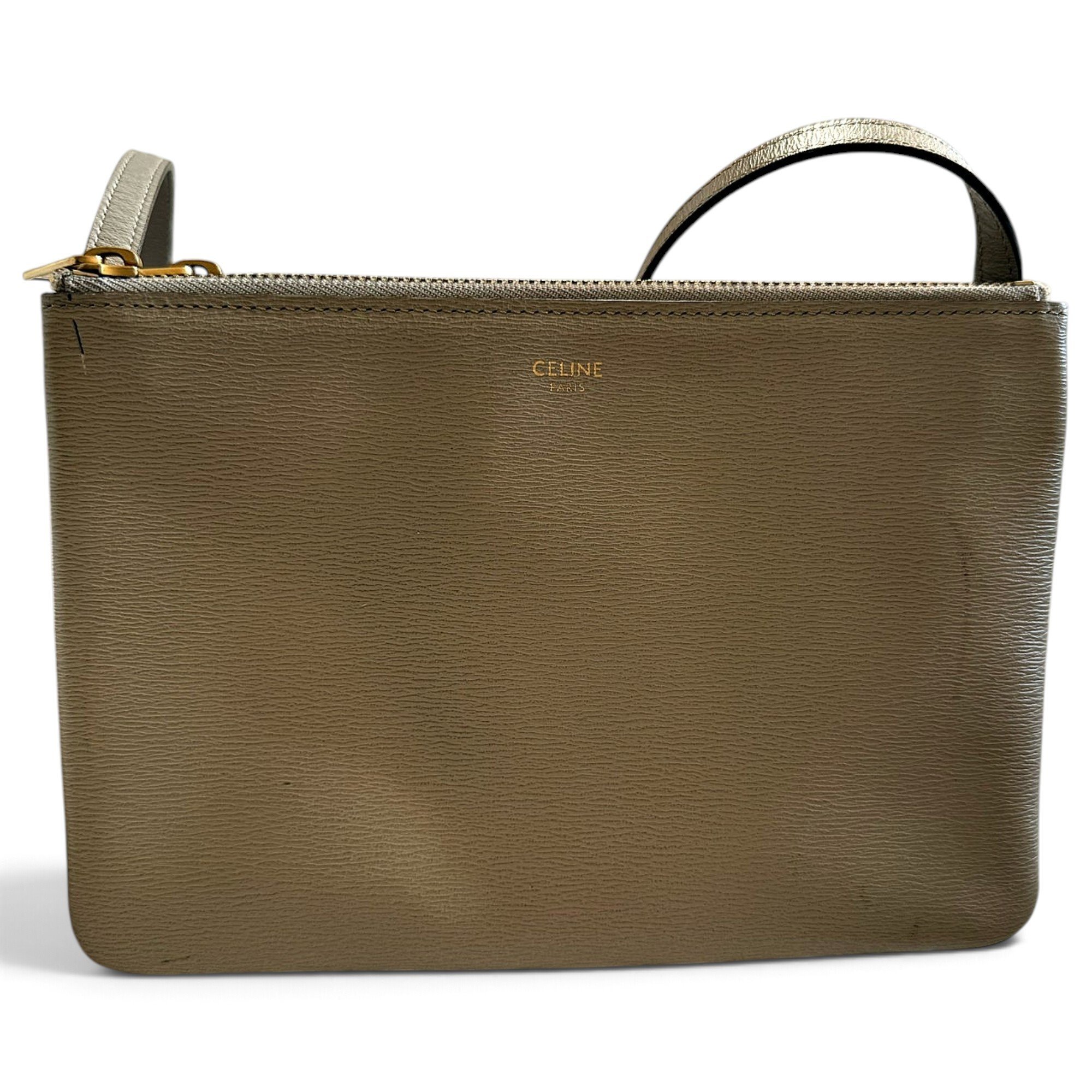 Trio leather crossbody bag