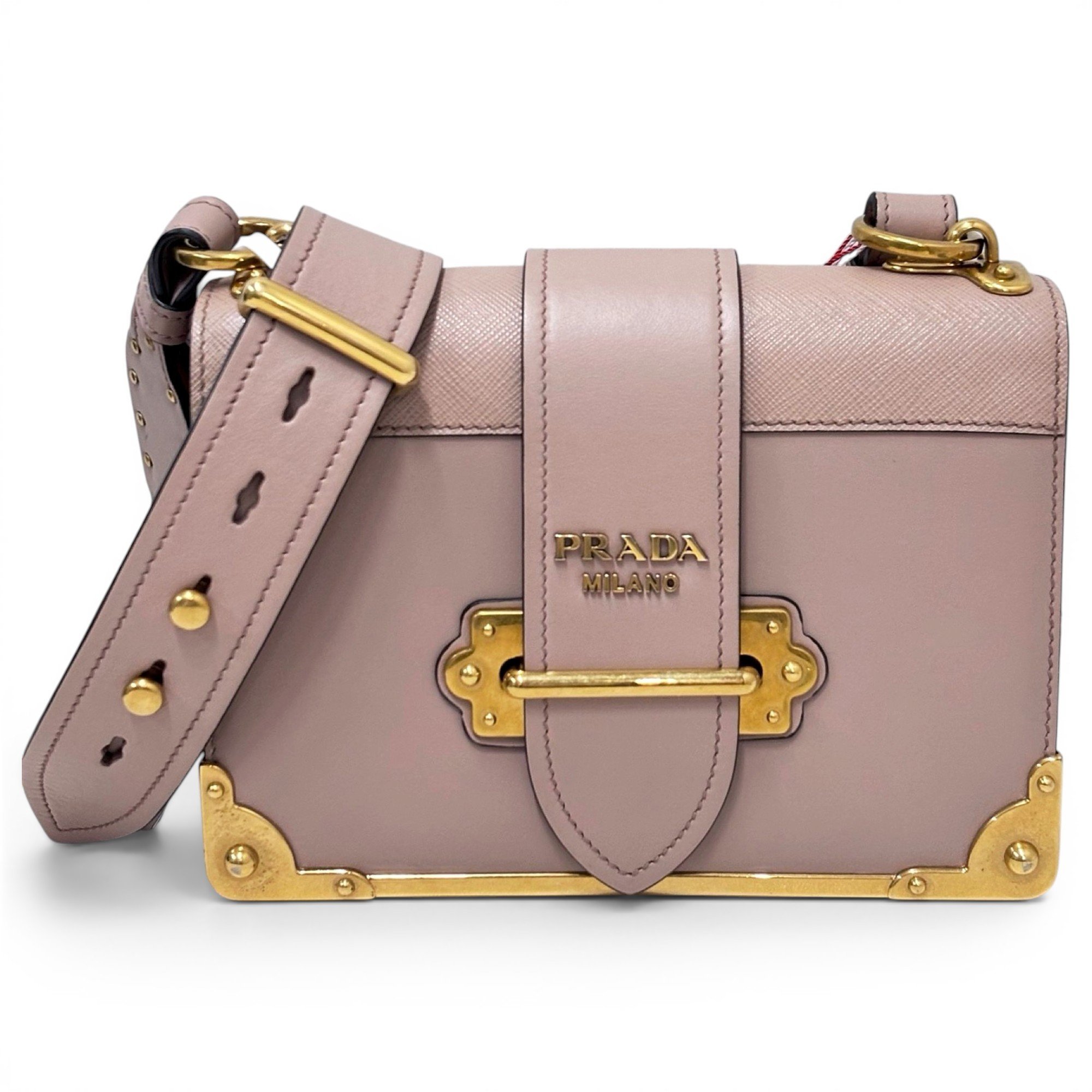 Cahier leather handbag