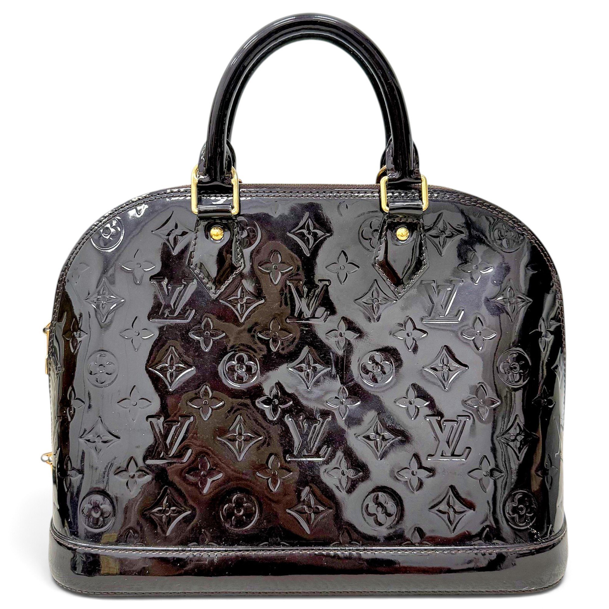 Alma patent leather handbag