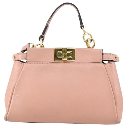 Peekaboo leather handbag