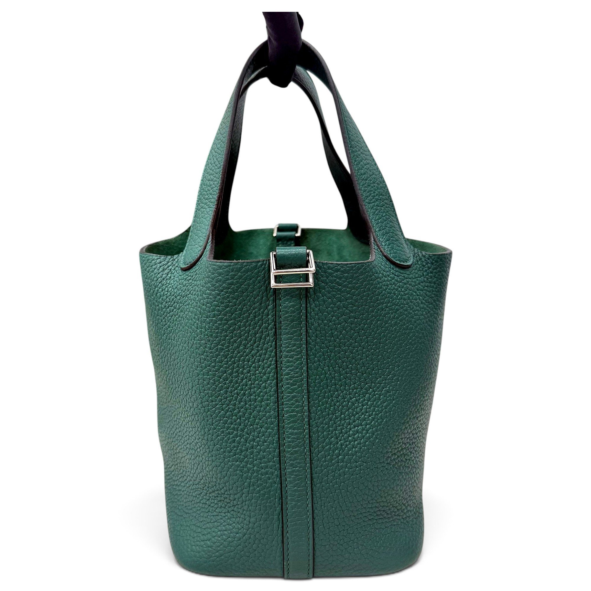 Picotin leather handbag
