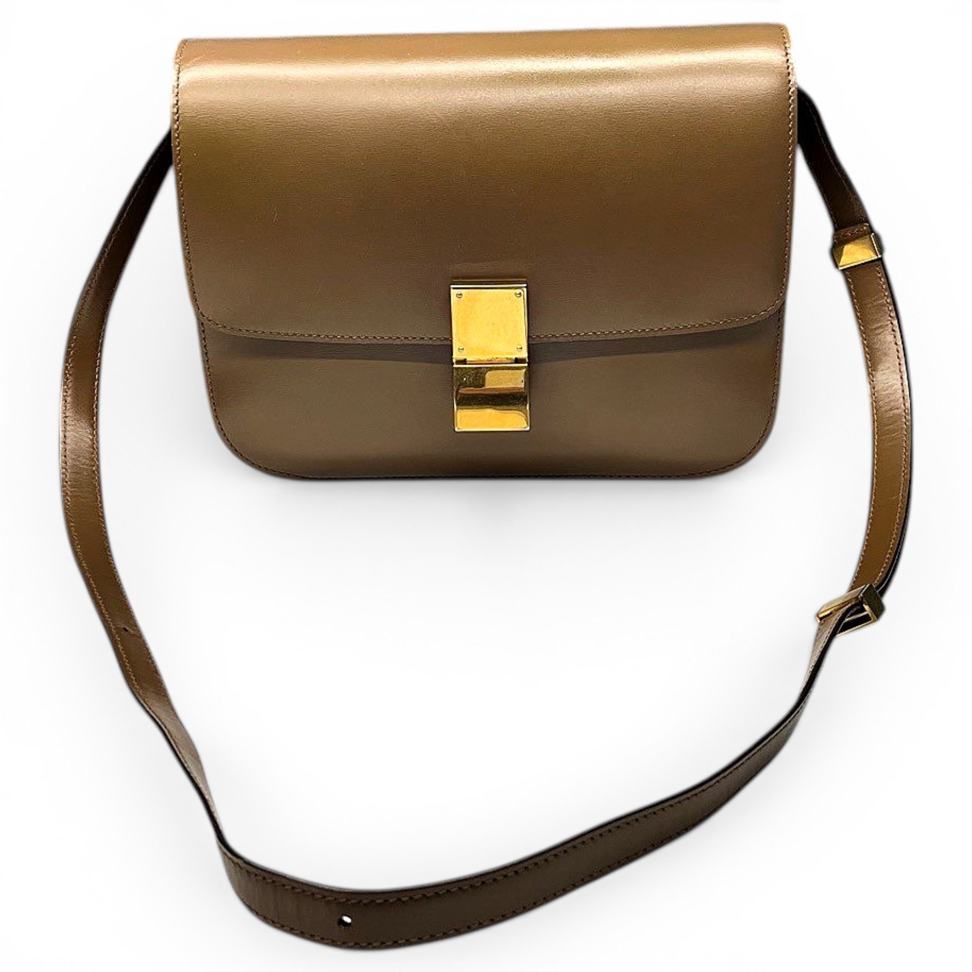Classic leather handbag