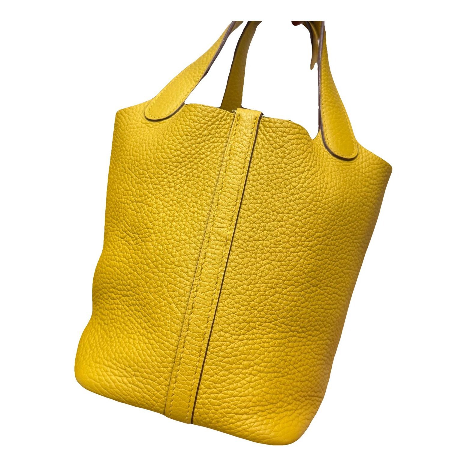 Picotin leather handbag