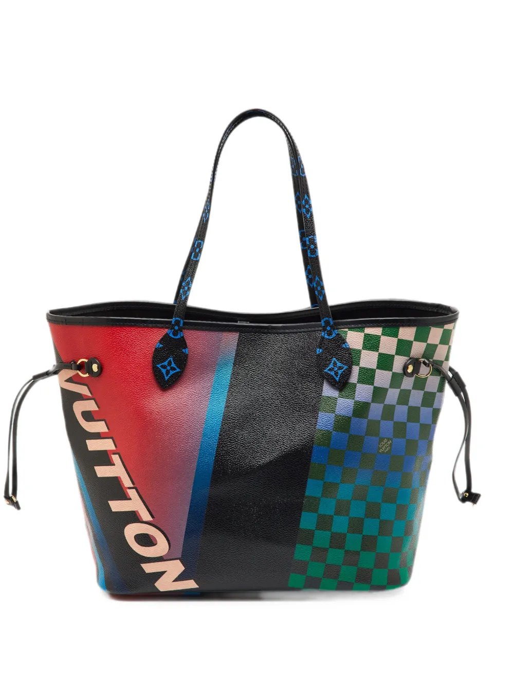 MM Neverfull Damier canvas tote bag
