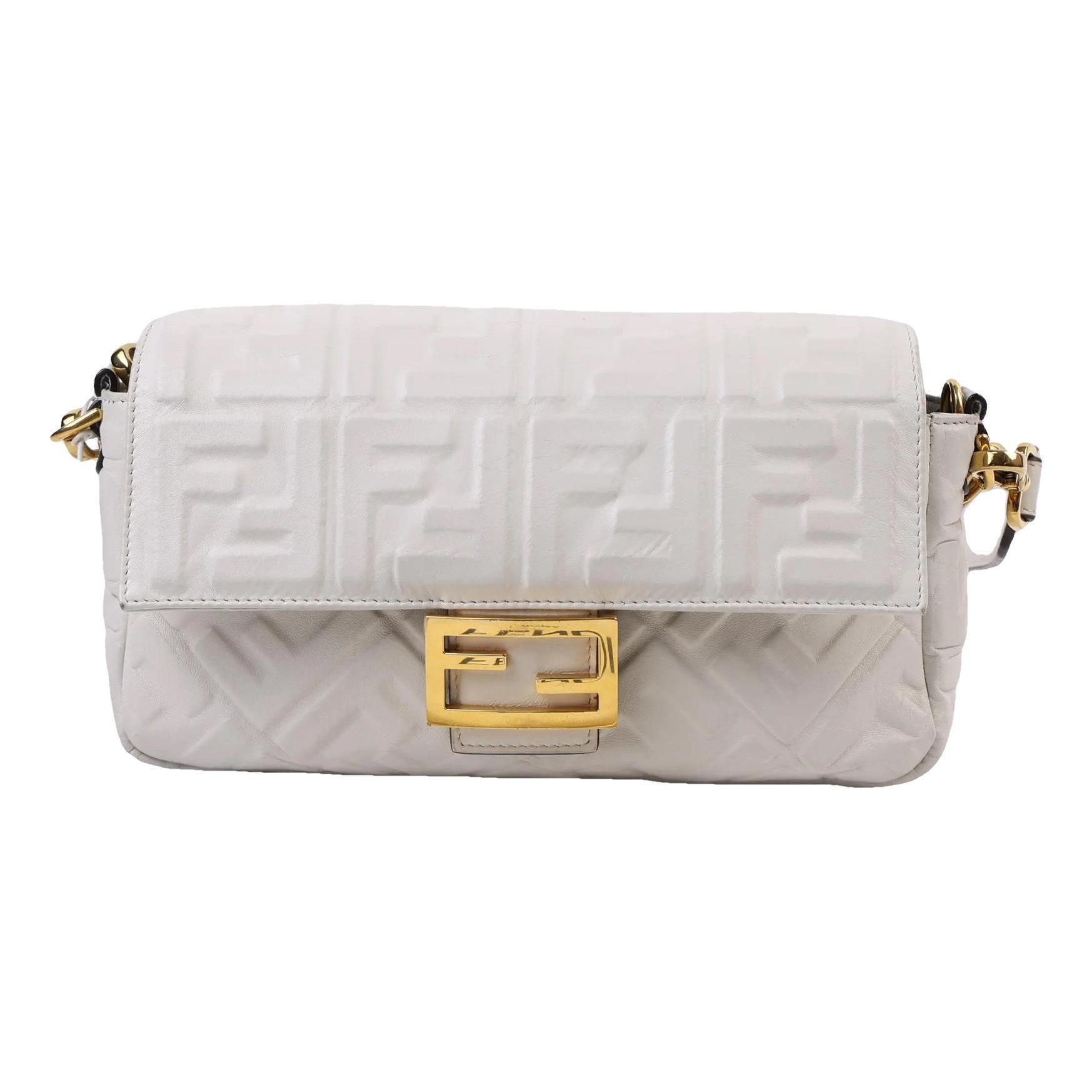 Baguette leather handbag