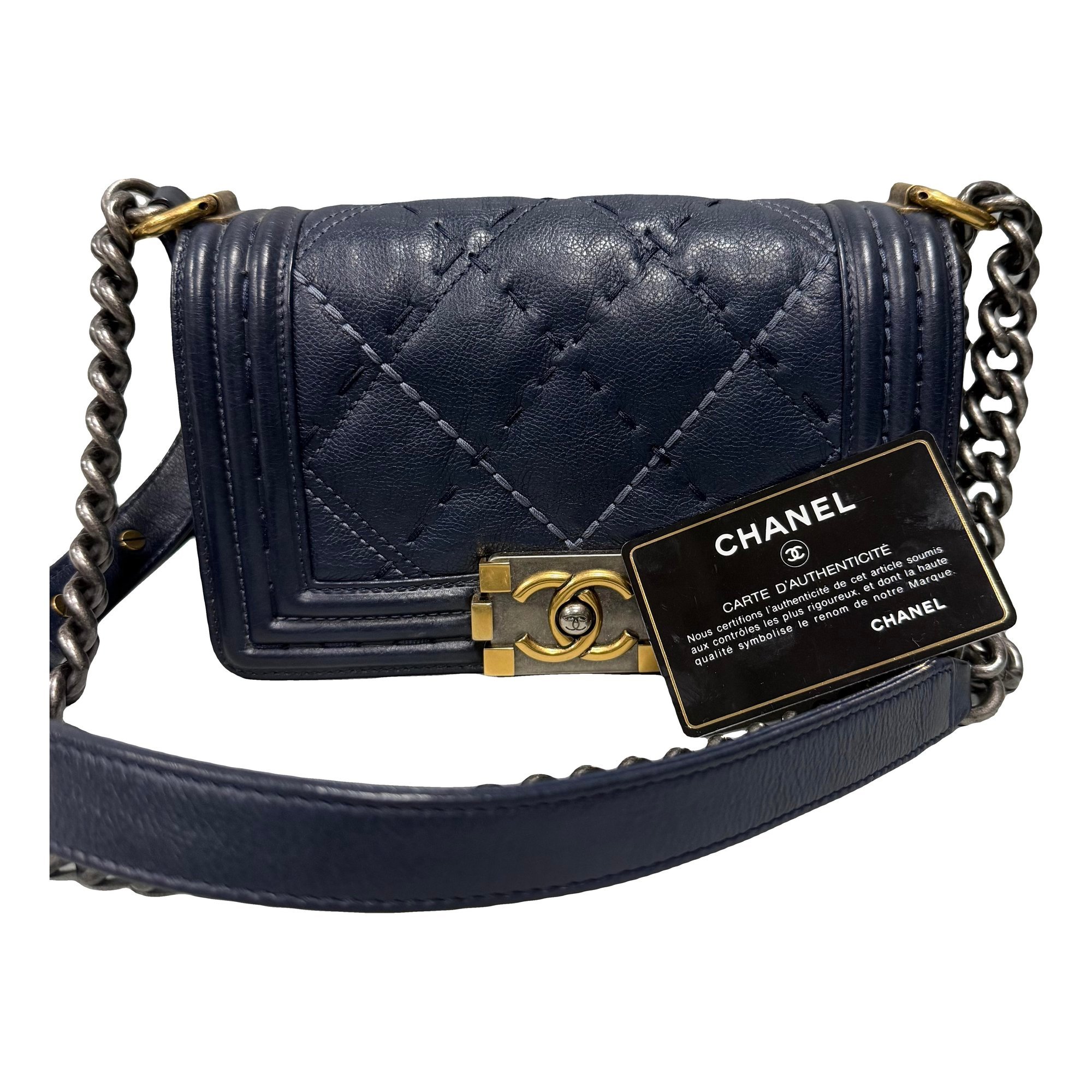 Boy leather handbag