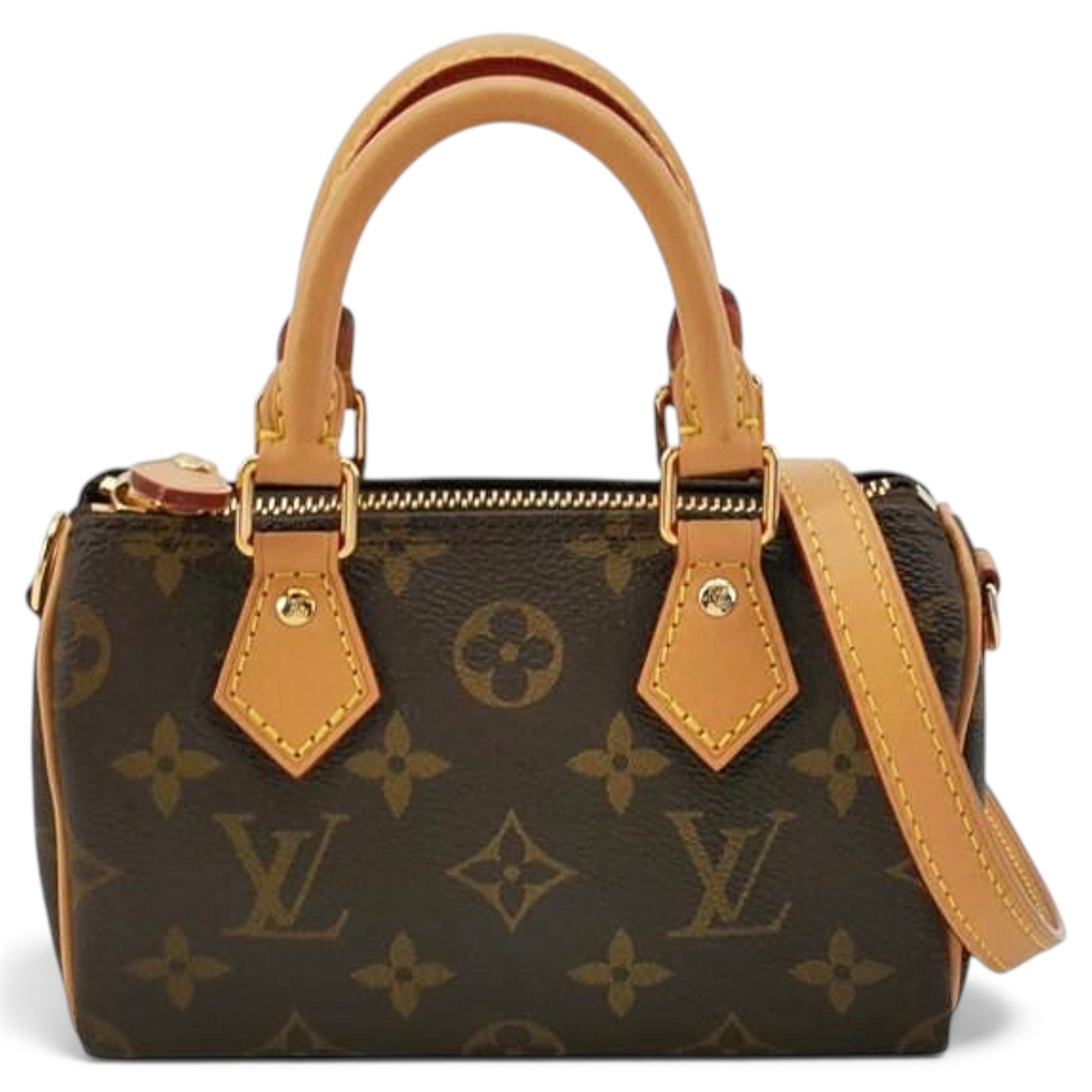 Speedy leather handbag