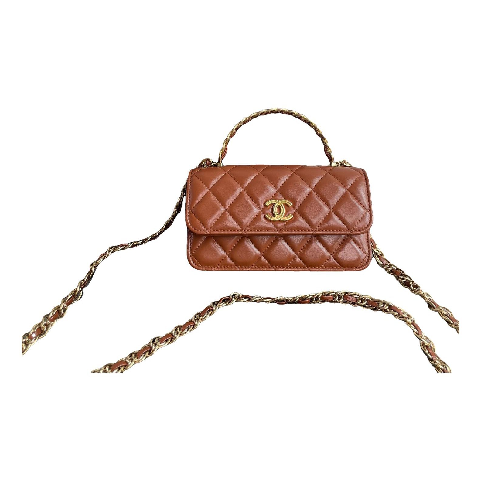 Leather handbag