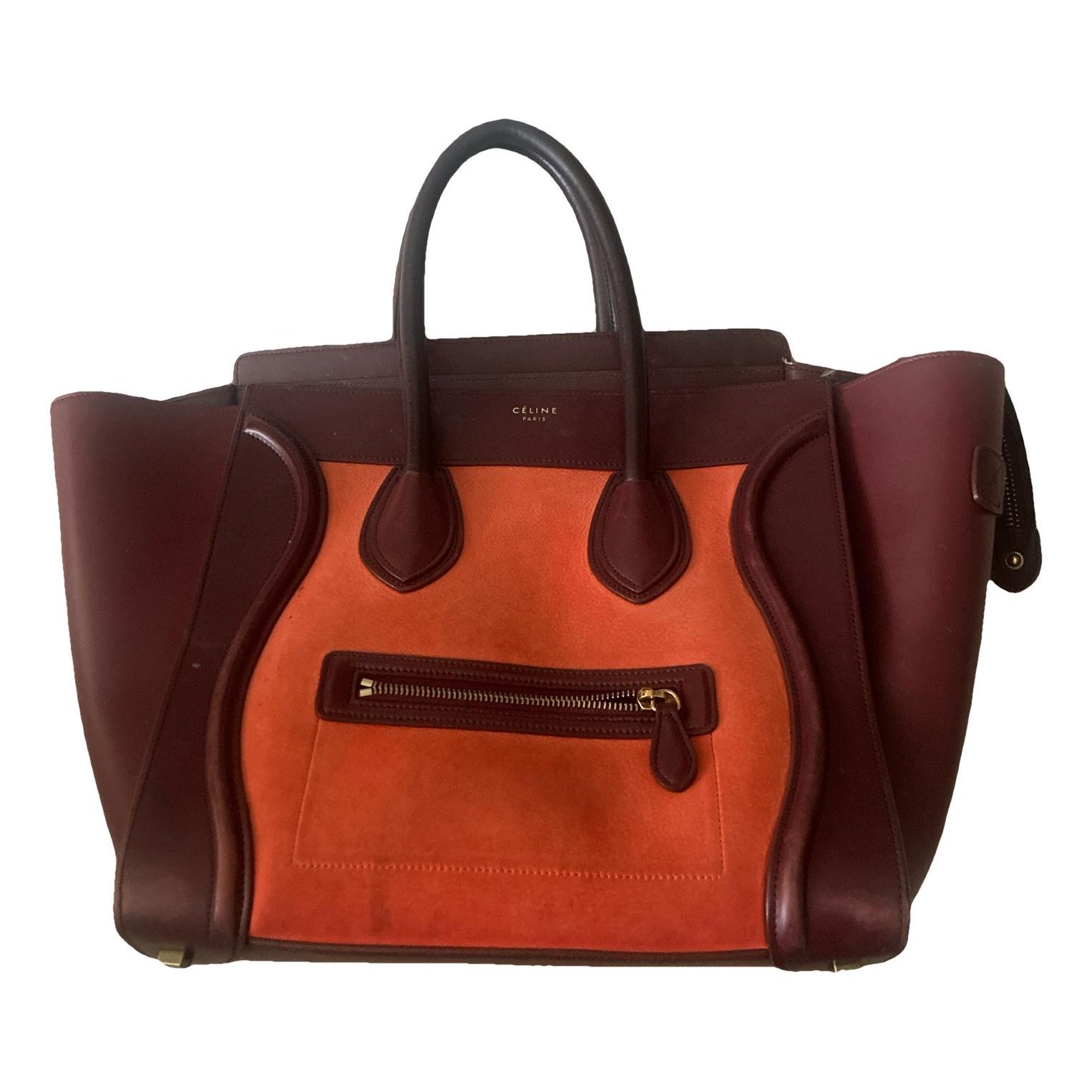 Luggage leather handbag