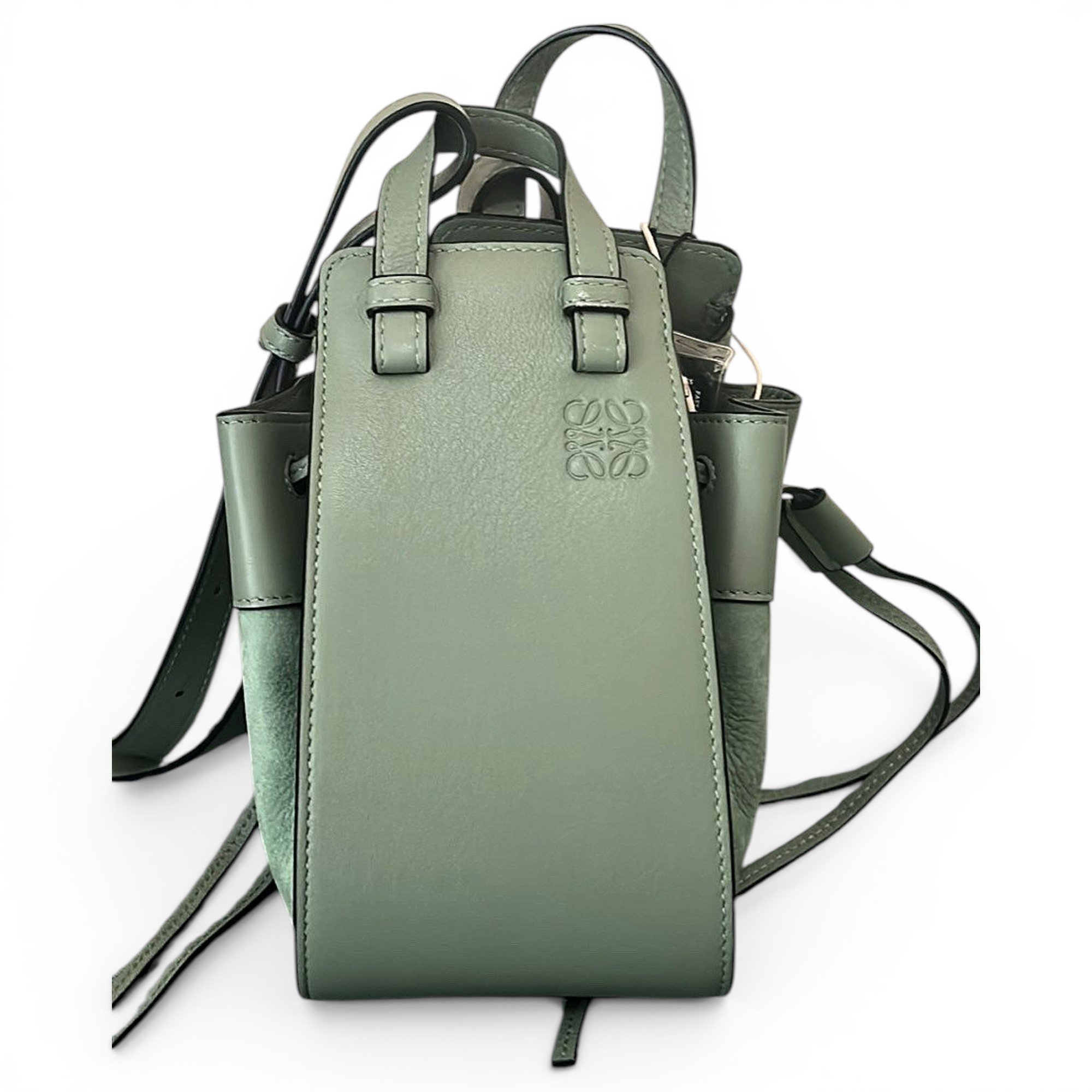 Hammock leather handbag