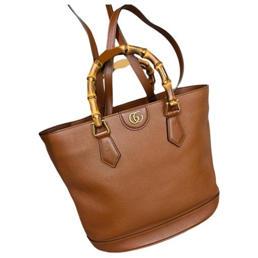 Leather tote