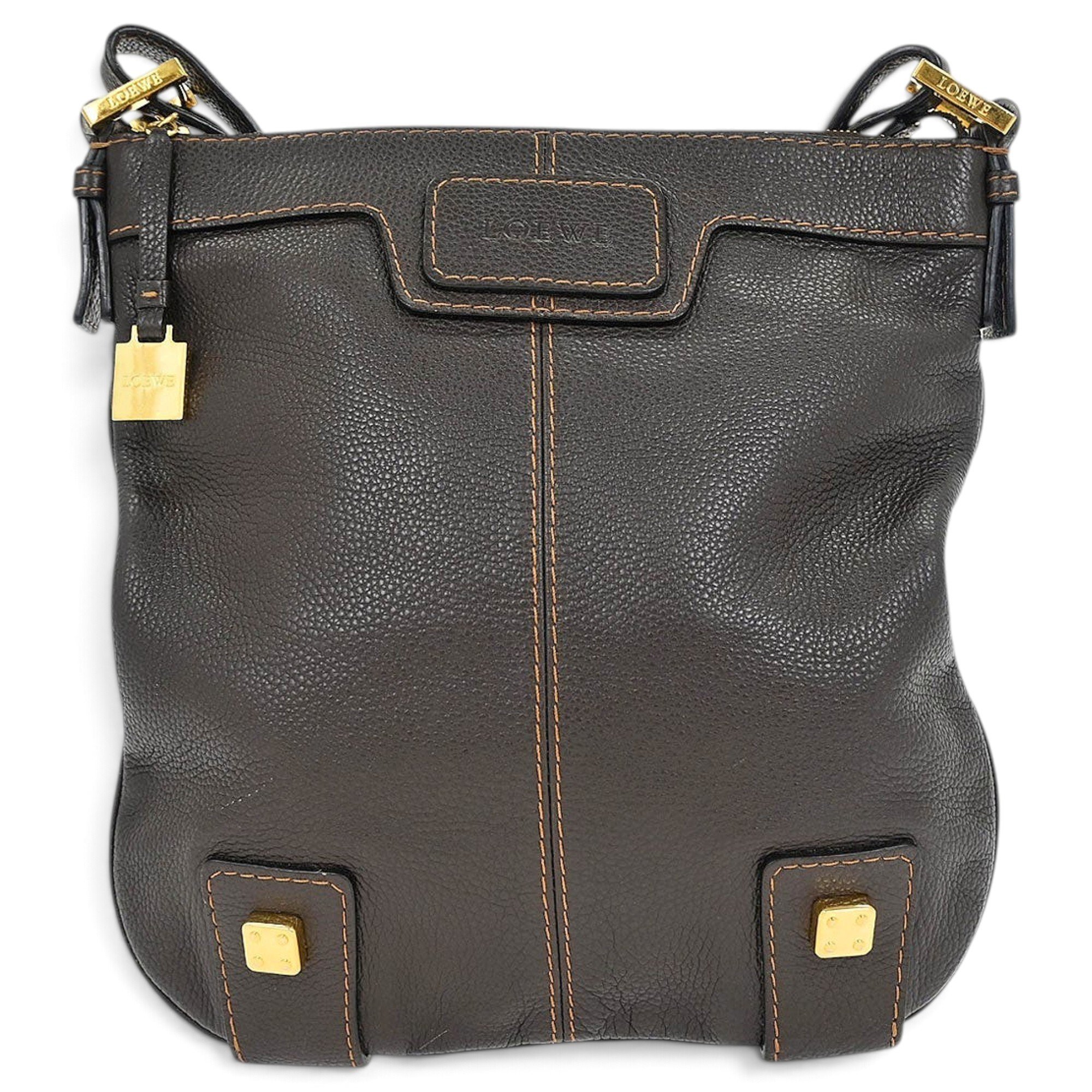 Leather handbag