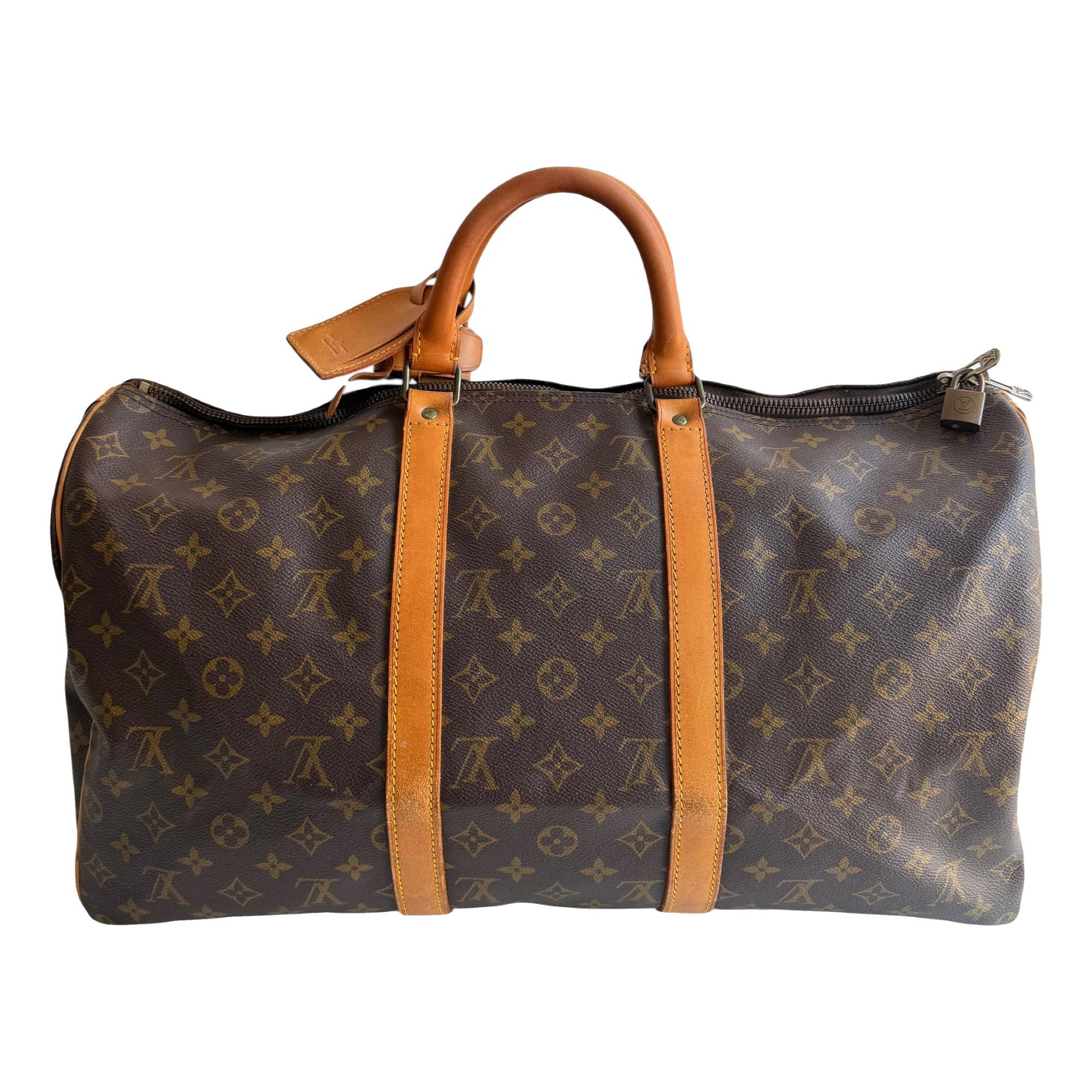 Keepall leather 48h bag