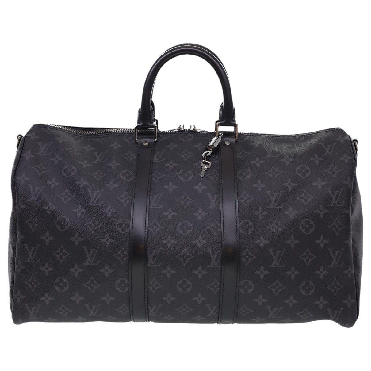 Keepall leather travel bag