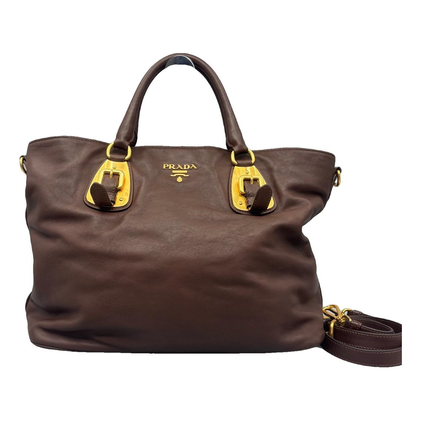 Leather tote