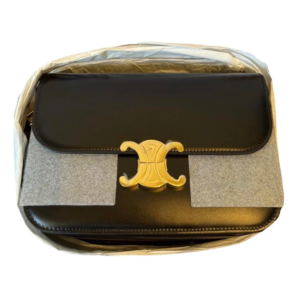 Triomphe leather handbag