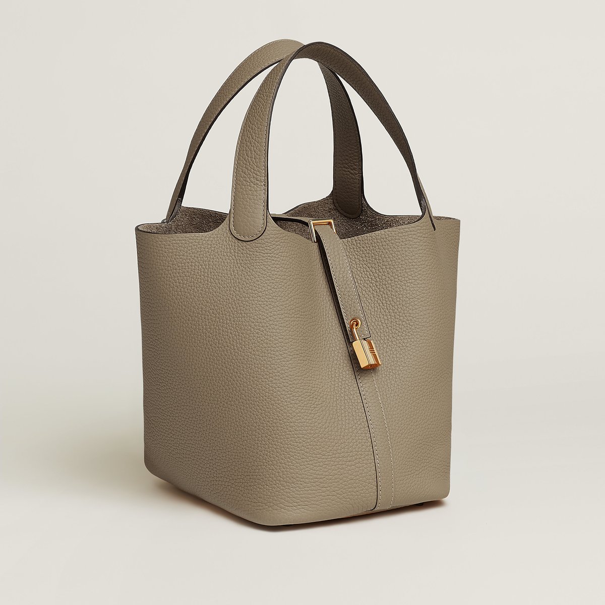 Beige Marfa Picotin Lock 22 Bag