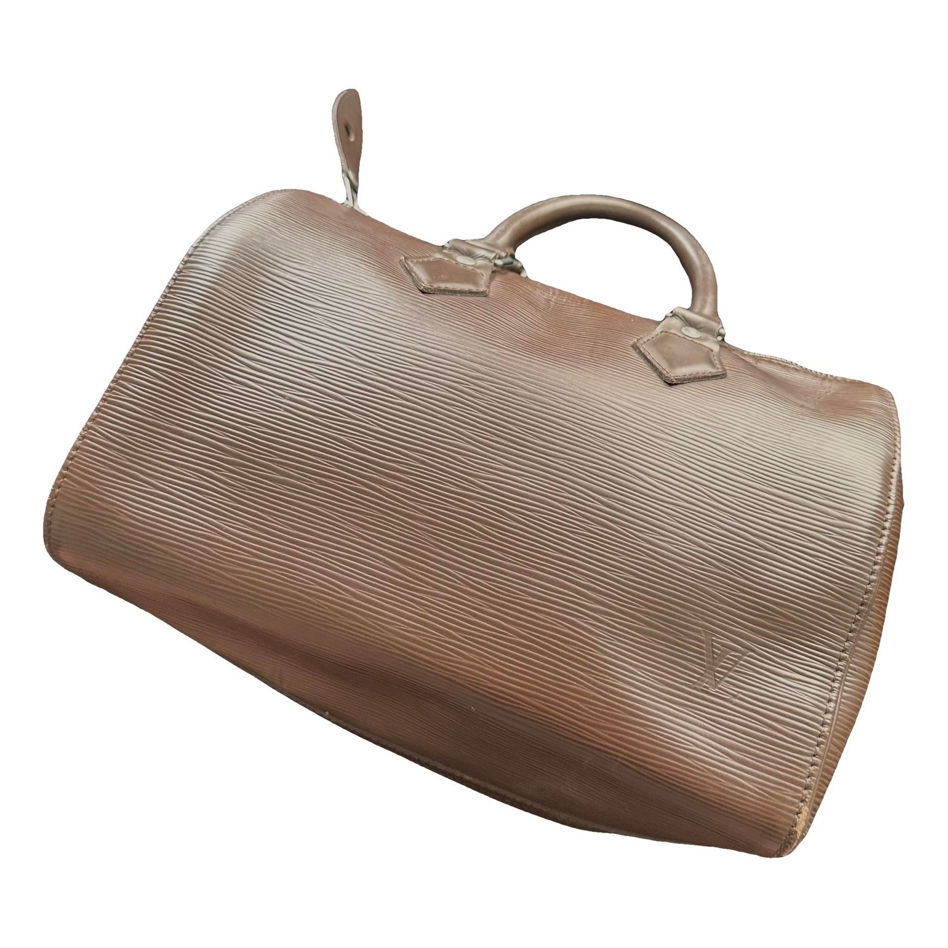 Louis Vuitton Nano Speedy / Mini HL leather bag