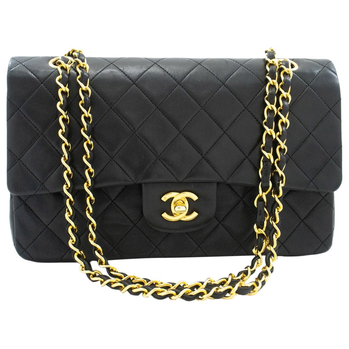 Trendy CC Flap leather handbag