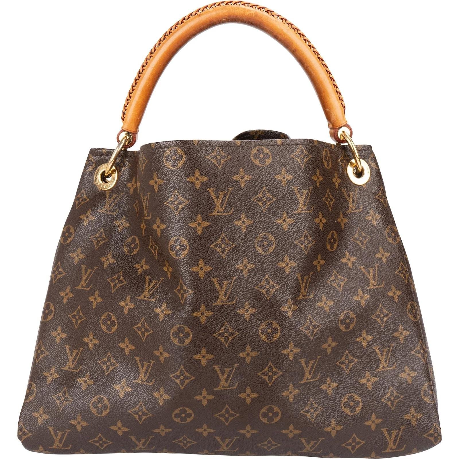 Artsy leather handbag