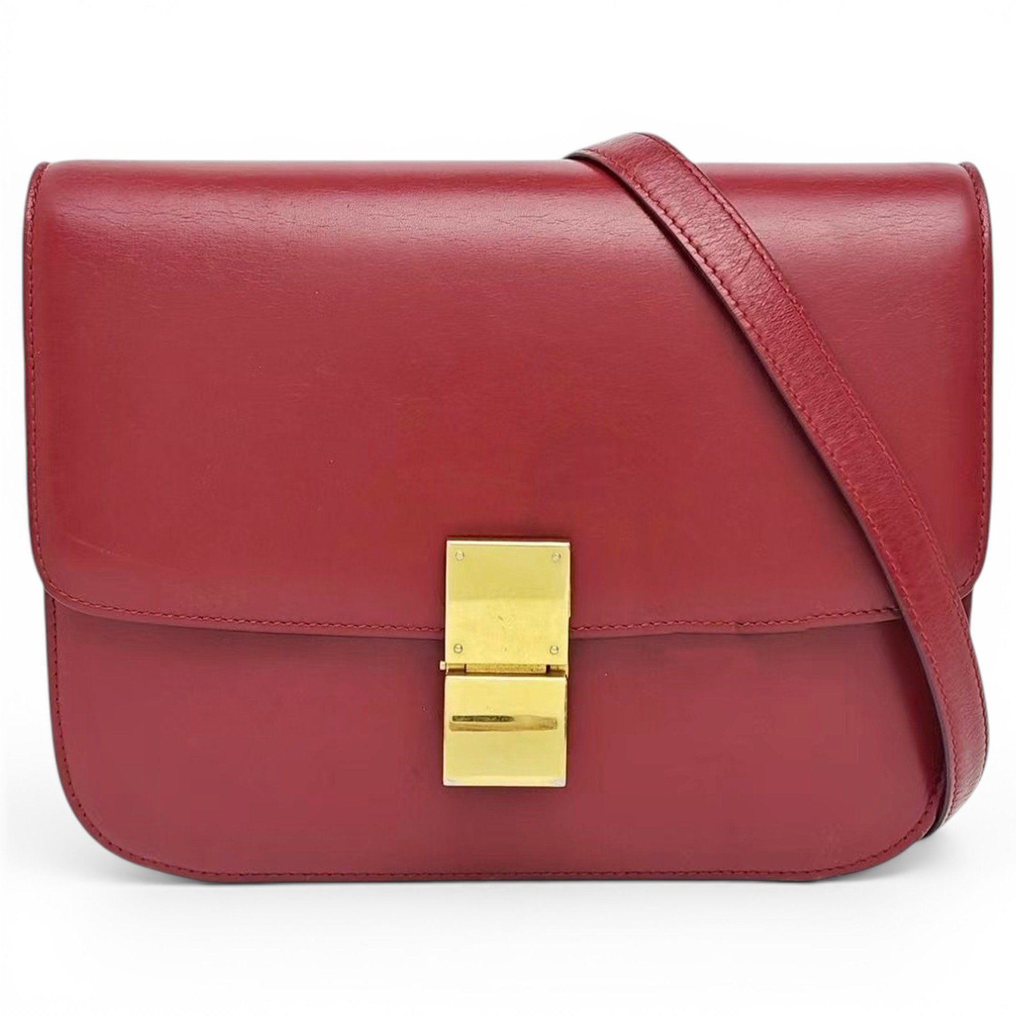 Classic leather handbag