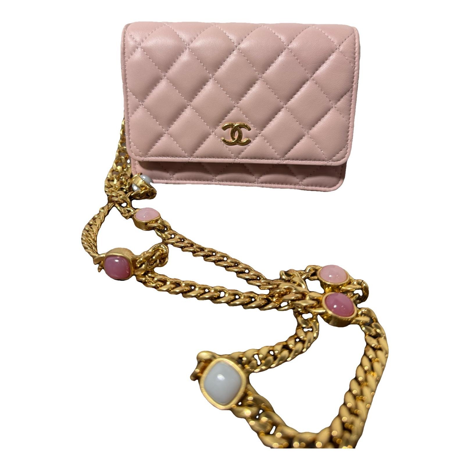 Wallet On Chain Timeless/Classique leather handbag