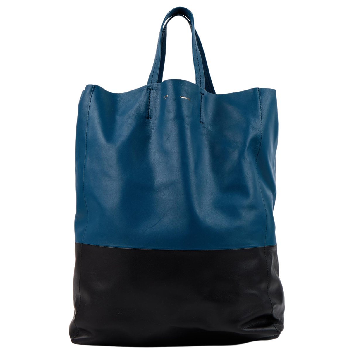 Cabas Vertical leather tote